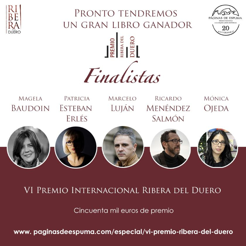 Finalistas del VI Premio Internacional Ribera del Duero