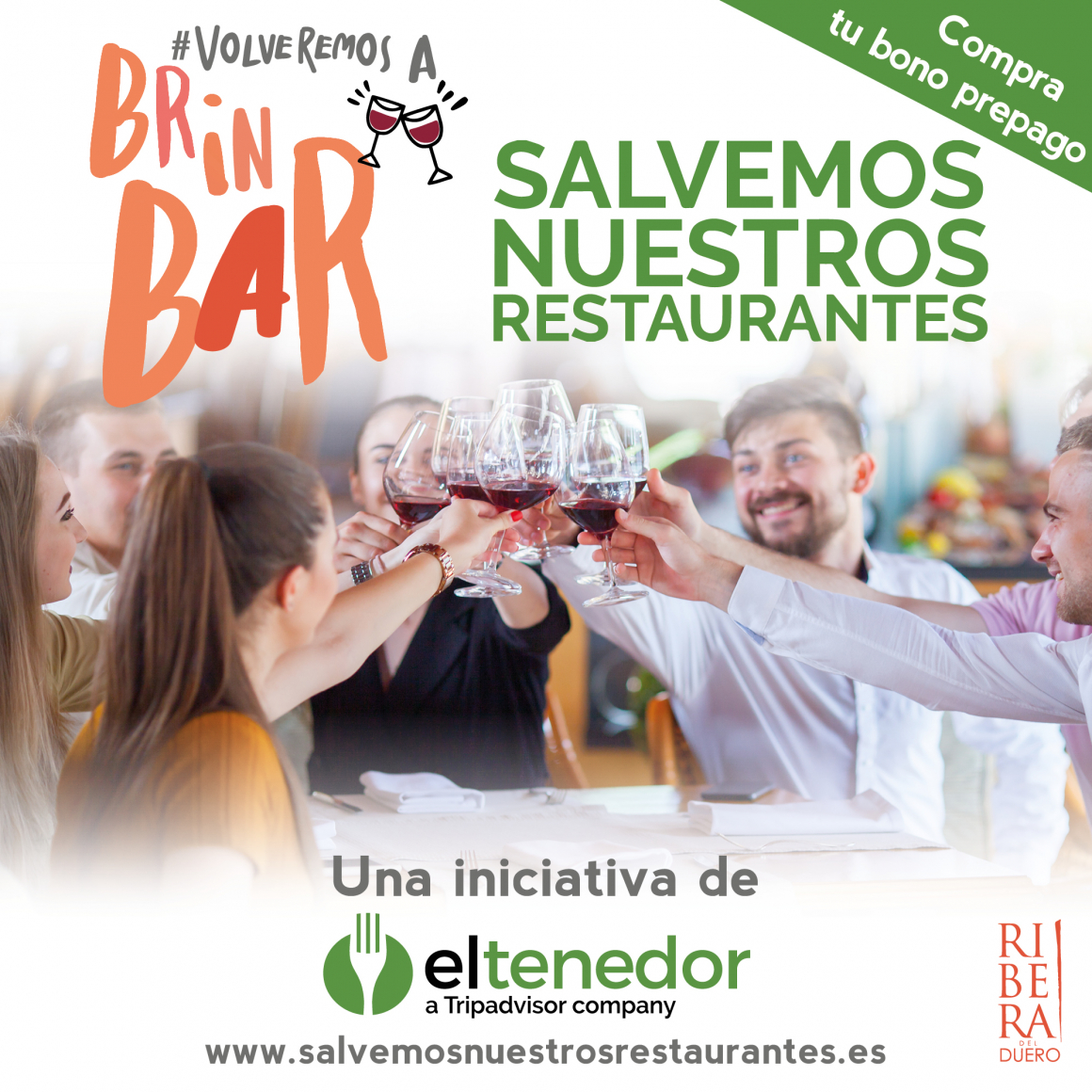 Ribera del Duero se suma a “Salvemos Nuestros Restaurantes”, la iniciativa de ElTenedor que ya ha recaudado más de 200.000 € 