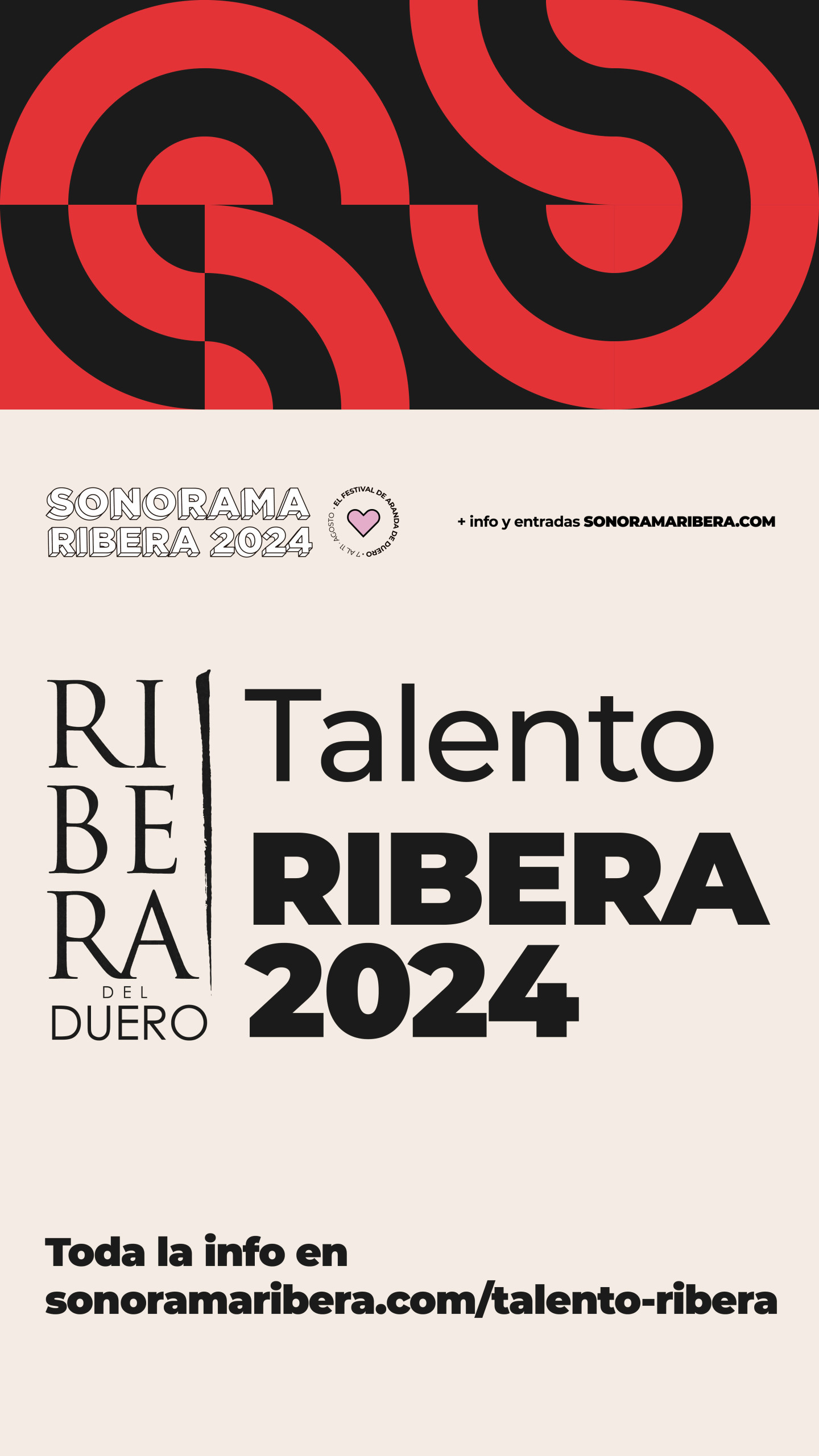 Cartel Talento Ribera 2024