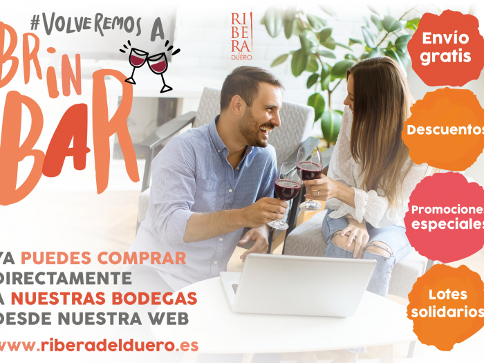 Ribera del Duero lanza #VolveremosaBrinBAR, una campaña para disfrutar del vino en casa 
